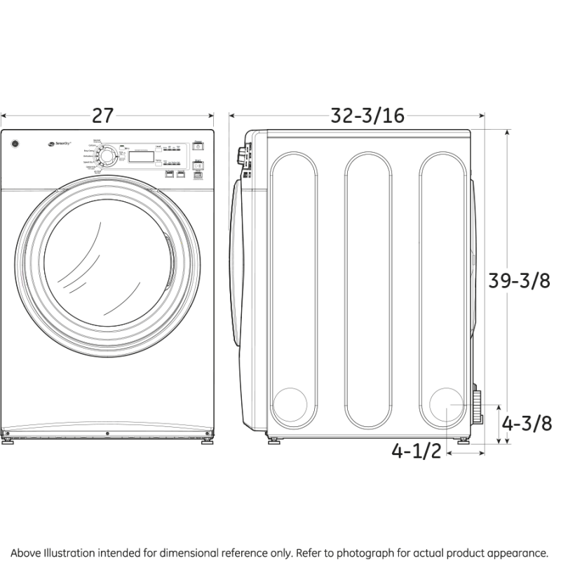 7.0 Cu. Ft. Capacity Gas Dryer GFDN120GDWW, product image 12 of 12