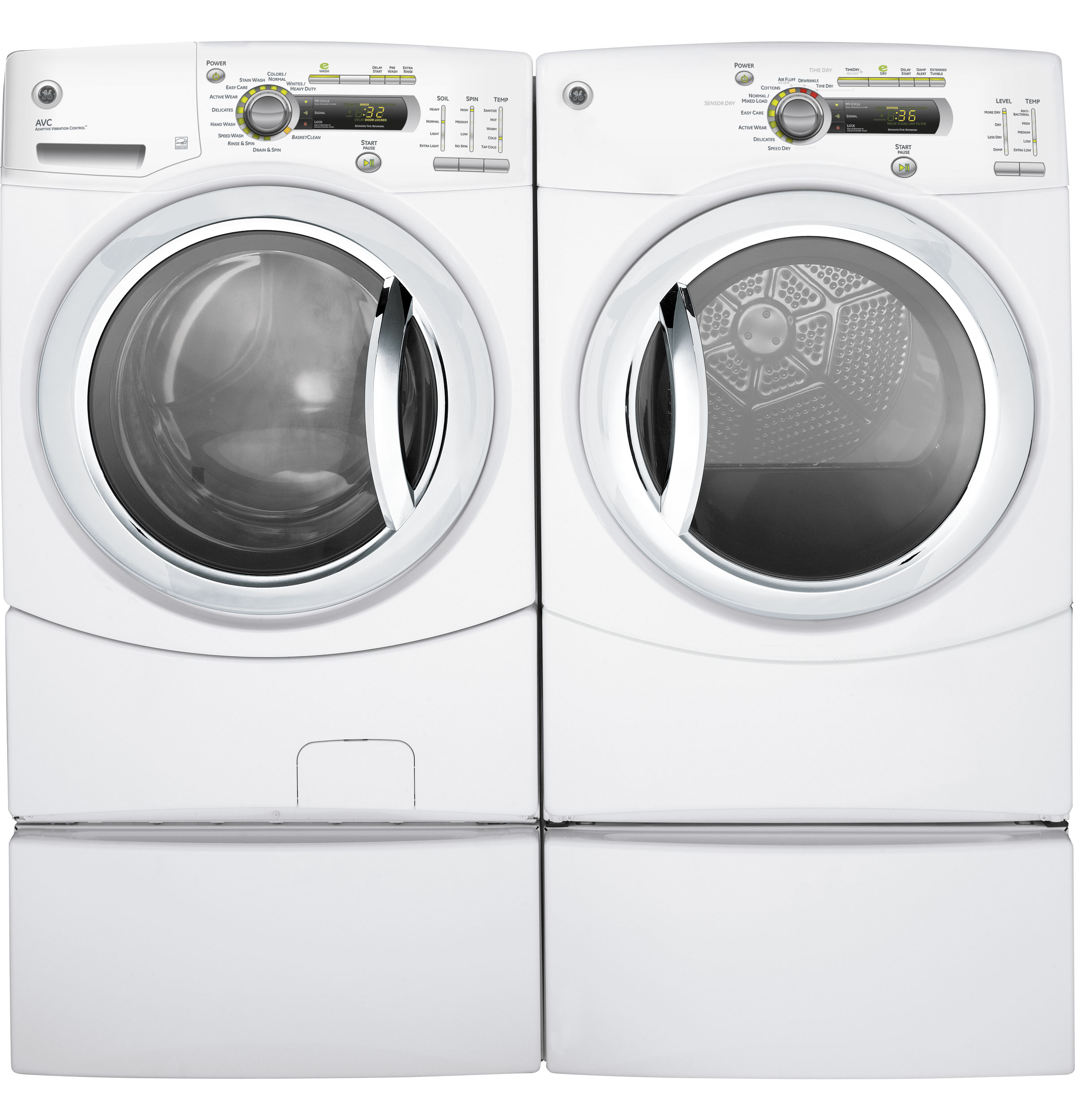 7.0 cu. ft. stainless steel capacity frontload dryer GFDN240GLWW, product image 4 of 7