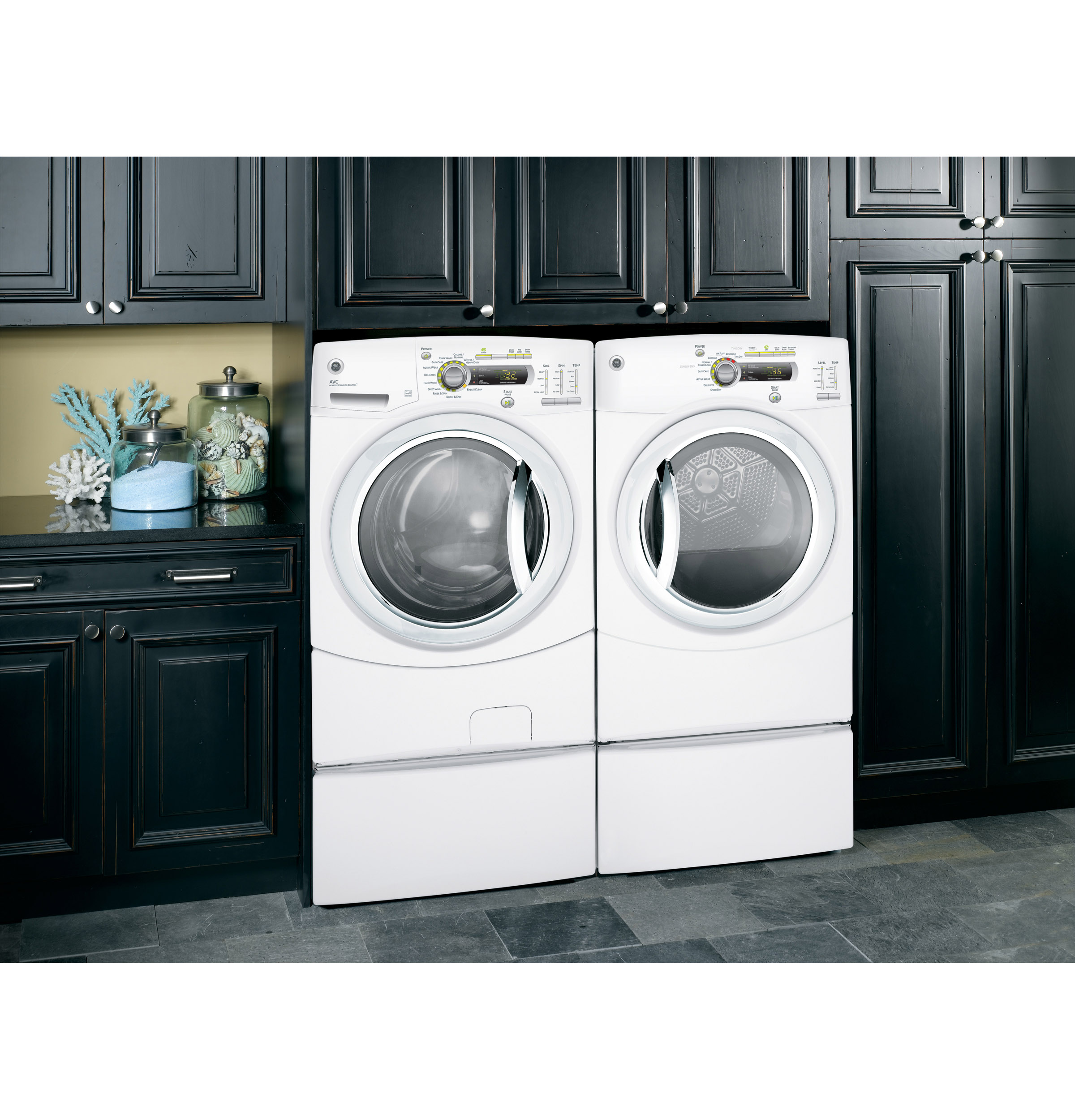 7.0 cu. ft. stainless steel capacity frontload dryer GFDN240GLWW, product image 5 of 7