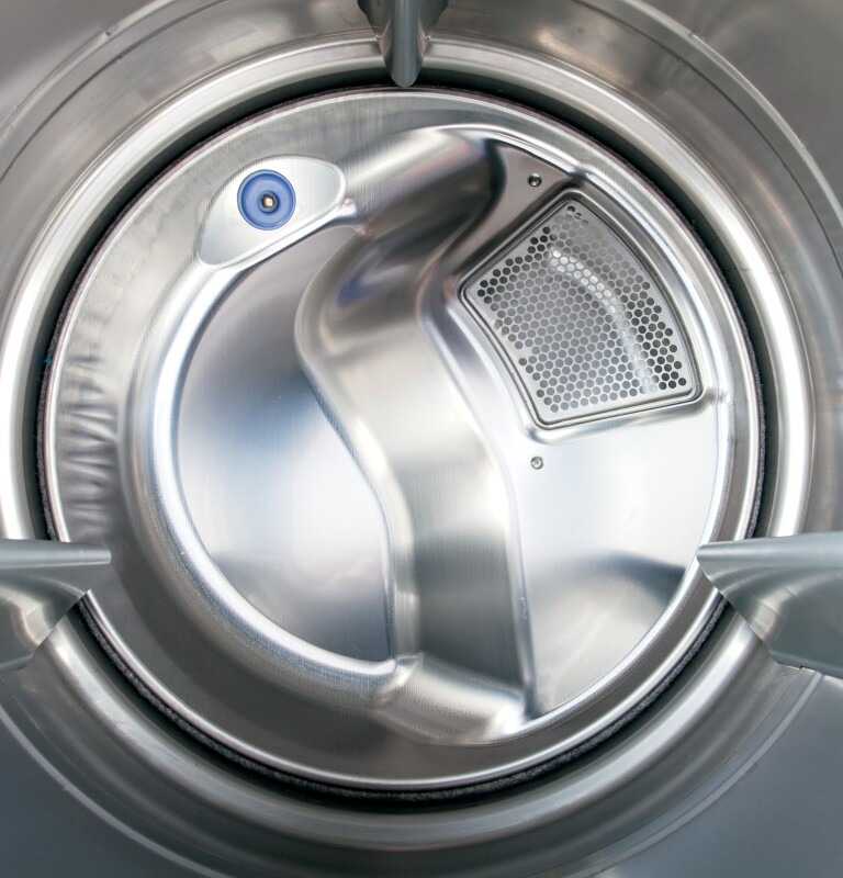 8.1 cu. ft. capacity RightHeight Design Front Load gas dryer with steam GFDR270GHWW, product image 7 of 14