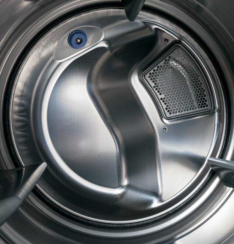 8.1 cu. ft. capacity RightHeight Design Front Load gas dryer with steam GFDR270GHWW, product image 8 of 14
