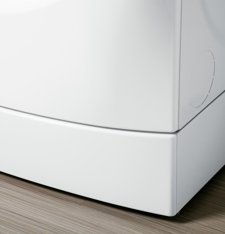 8.3 cu. ft. capacity RightHeight Design Front Load electric dryer with steam GFDR480EFWW, product image 12 of 16