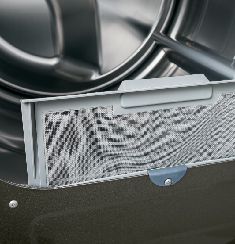 8.3 cu. ft. capacity RightHeight Design Front Load electric dryer with steam GFDR485EFMC, product image 6 of 20
