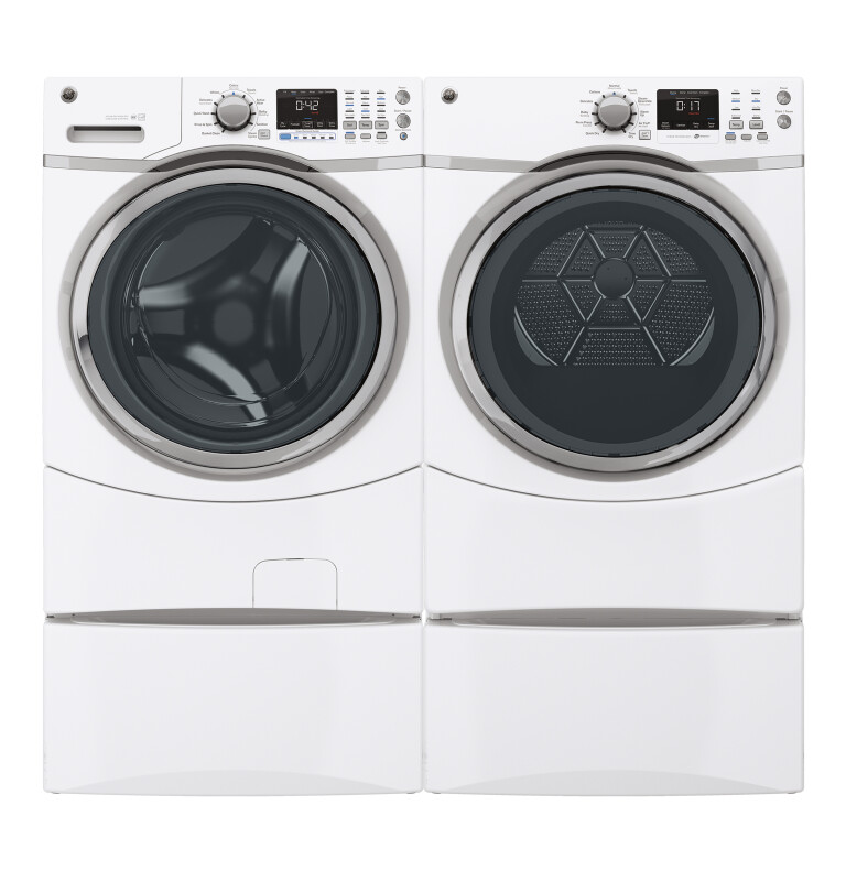 7.5 cu. ft. capacity frontload dryer with steam GFDS170GHWW