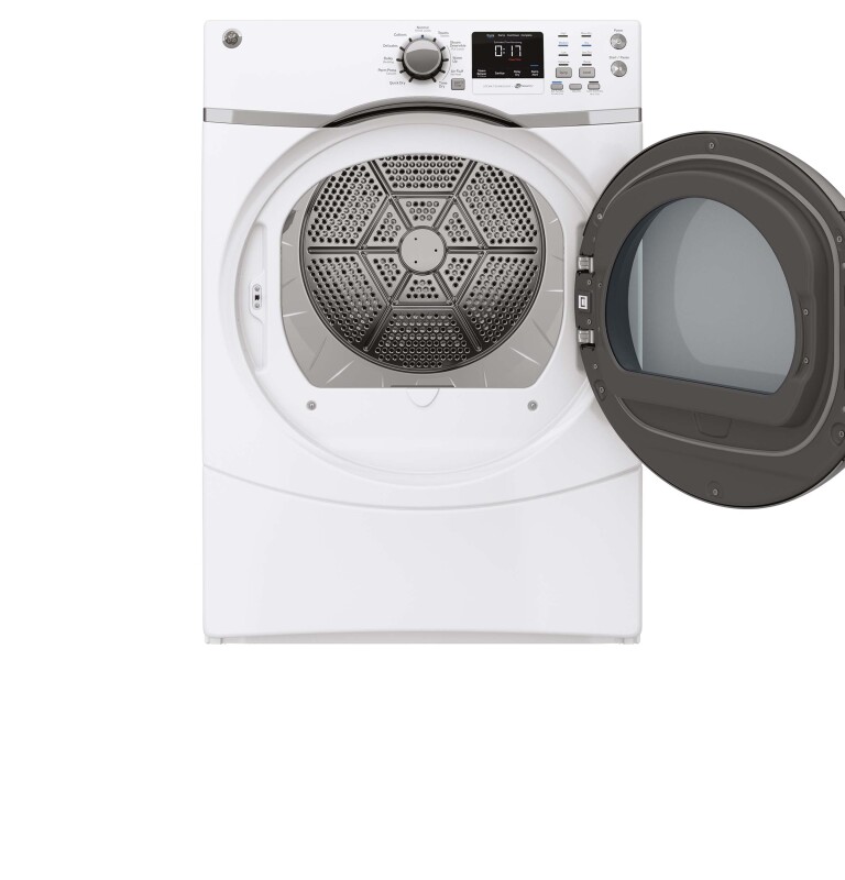 7.5 cu. ft. capacity frontload dryer with steam GFDS170GHWW