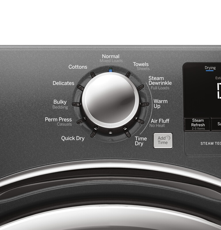7.5 cu. ft. capacity frontload dryer with steam GFDS175EHDG, product image 7 of 15