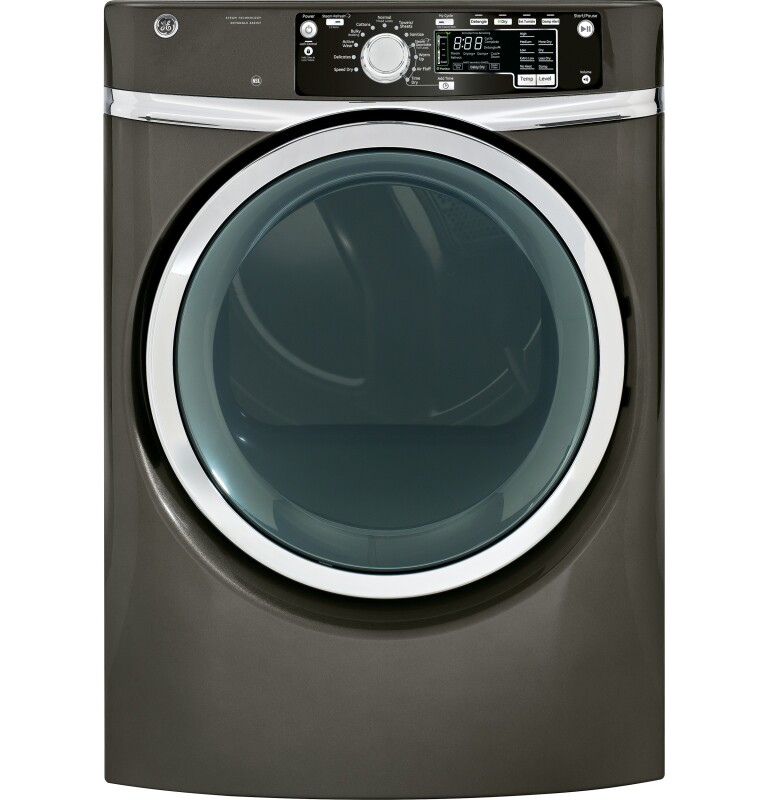 8.1 cu. ft. capacity Front Load gas dryer with steam GFDS265GFMC