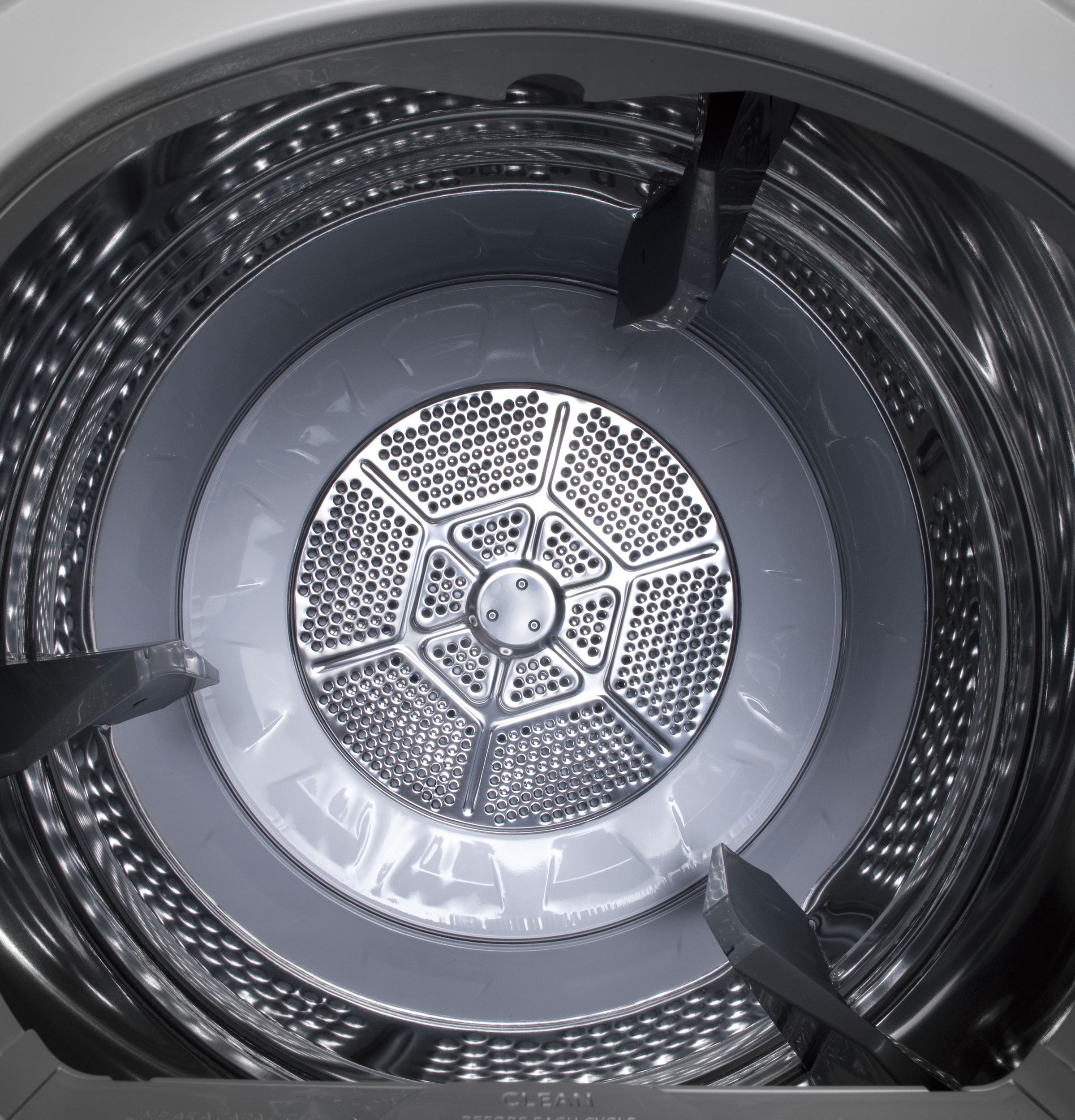 7.5 cu. ft. stainless steel capacity frontload dryer with Steam GFDS350ELWW, product image 4 of 8