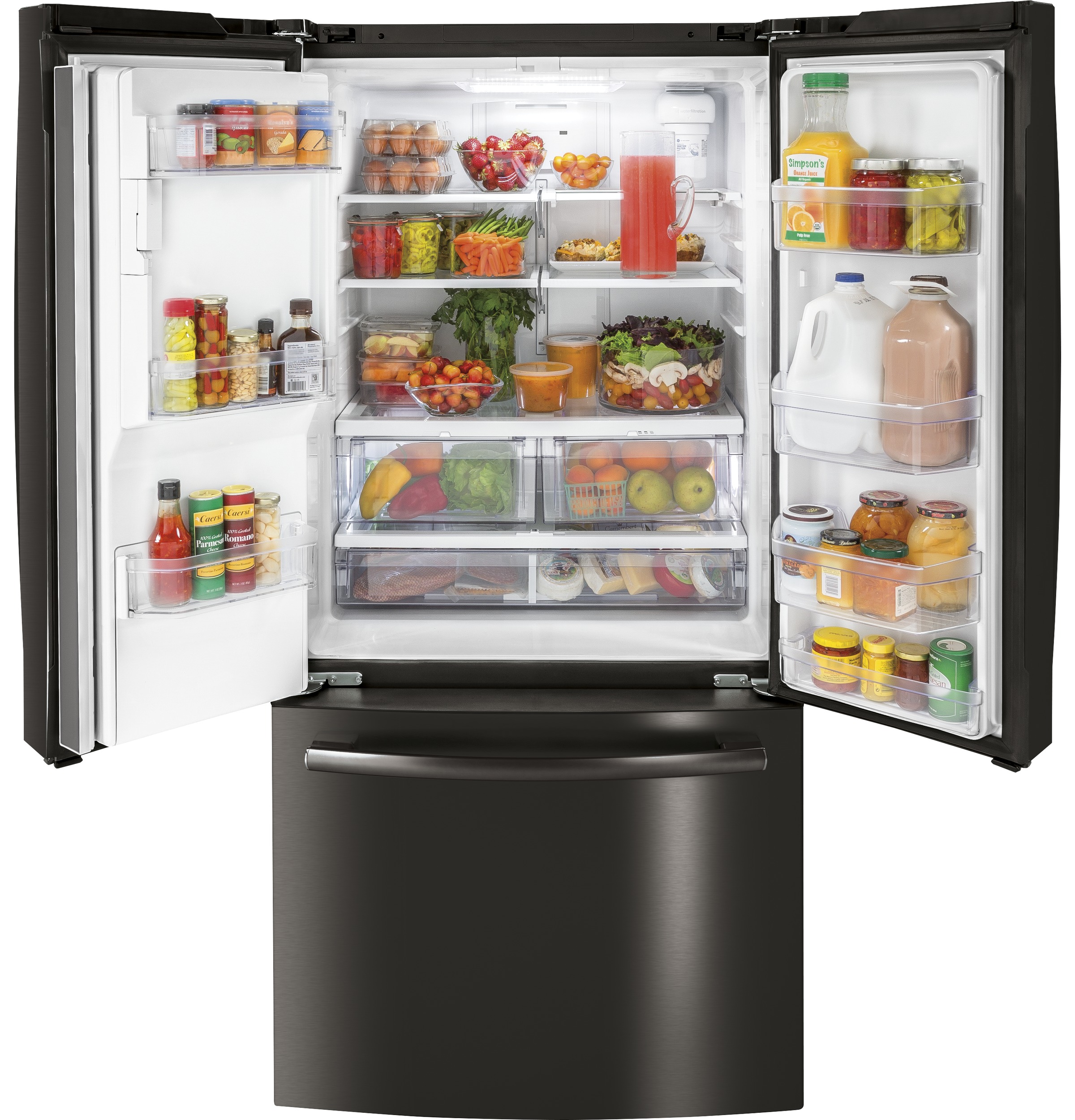 23.6 Cu. Ft. French-Door Refrigerator GFE24JBLTS, product image 2 of 14