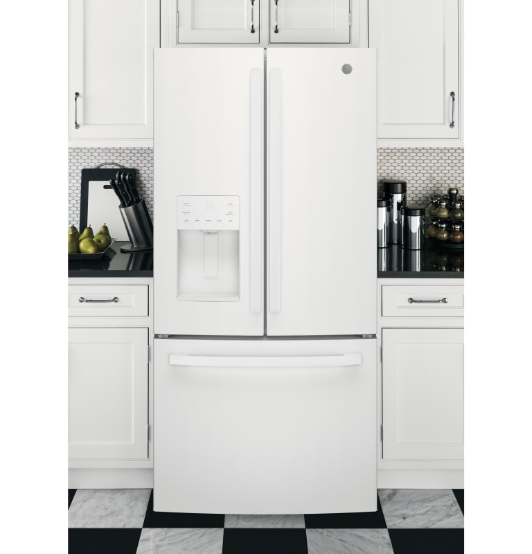 23.6 Cu. Ft. French-Door Refrigerator GFE24JGKWW, product image 10 of 14