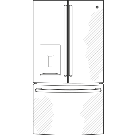 23.6 Cu. Ft. French-Door Refrigerator view 11