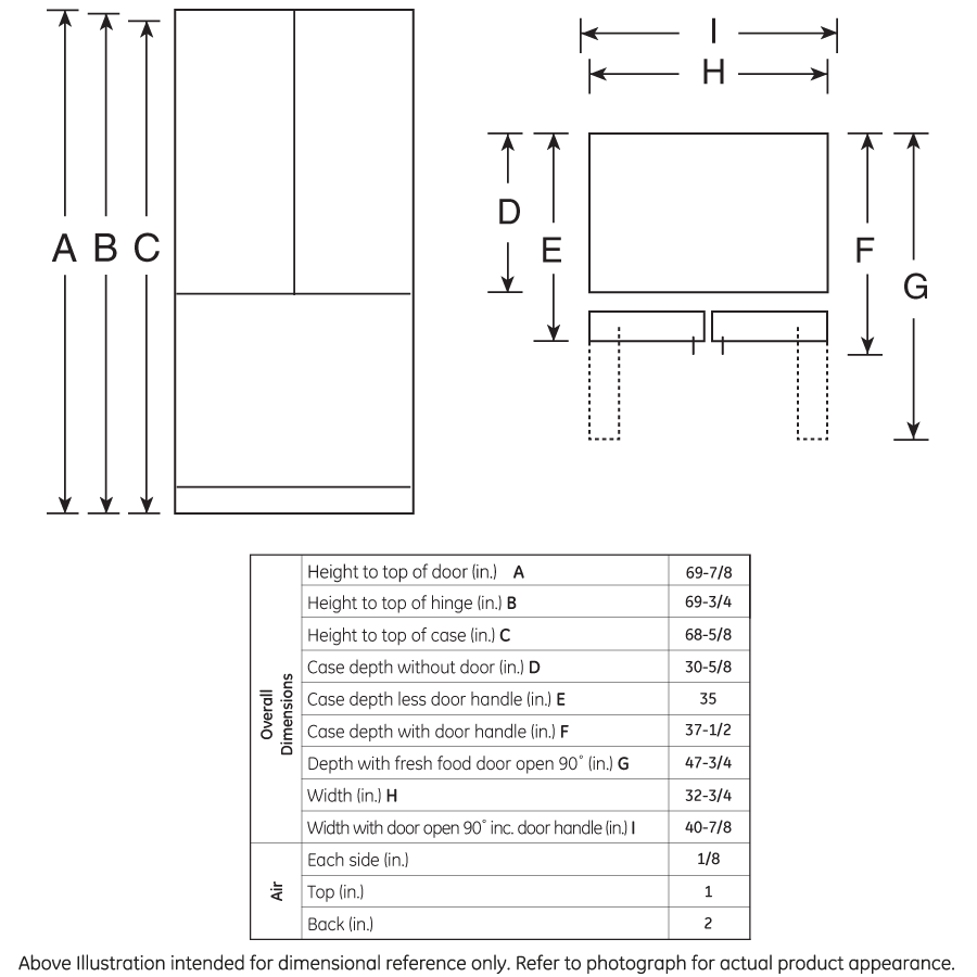 23.6 Cu. Ft. French-Door Refrigerator view 12