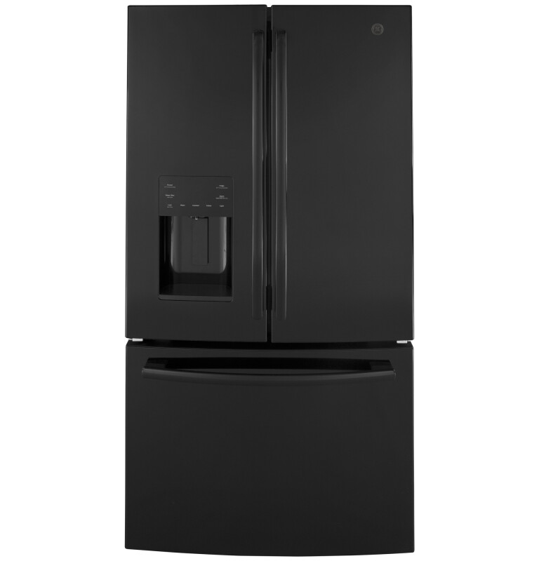 GE ENERGY STAR 25.7 Cu. Ft. French-Door Refrigerator Black GFE26JGMBB Picture 1