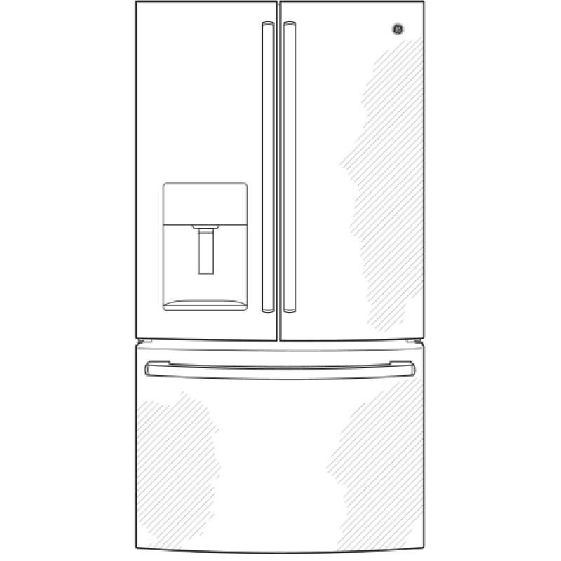 25.7 Cu. Ft. French-Door Refrigerator view 16