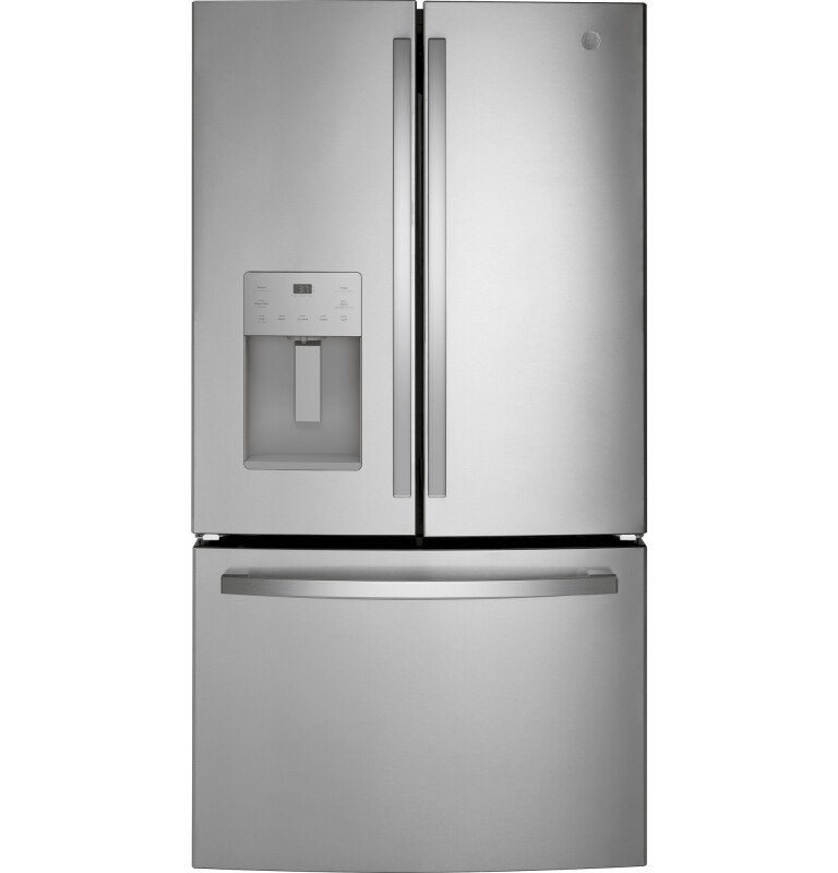 GE 25.7 Cu. Ft. Fingerprint Resistant French-Door Refrigerator Gray GFE26JYMFS Picture 1