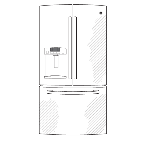 26.7 Cu. Ft. French-Door Refrigerator view 3