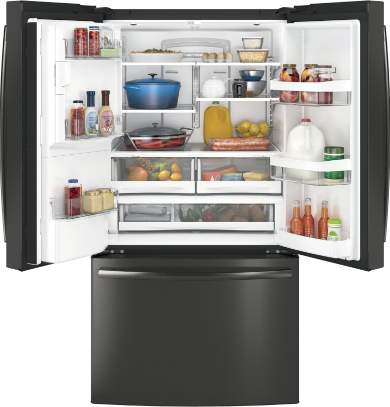 27.7 Cu. Ft. French-Door Refrigerator GFE28GBLTS, product image 2 of 12