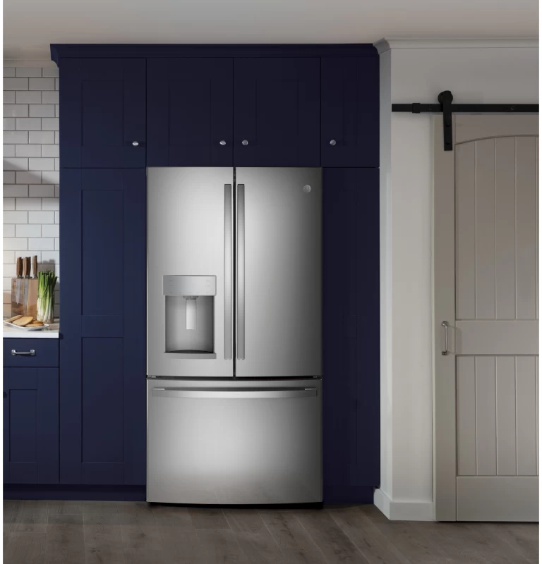 ENERGY STAR 27.7 Cu. Ft. Fingerprint Resistant French-Door Refrigerator GFE28GYNFS