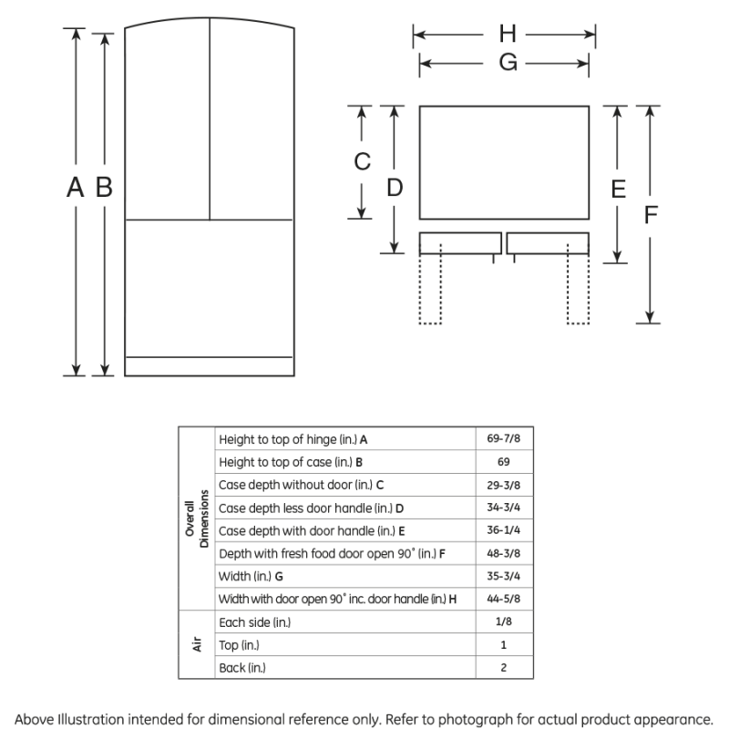 27.7 Cu. Ft. French-Door Refrigerator GFE28HSHSS