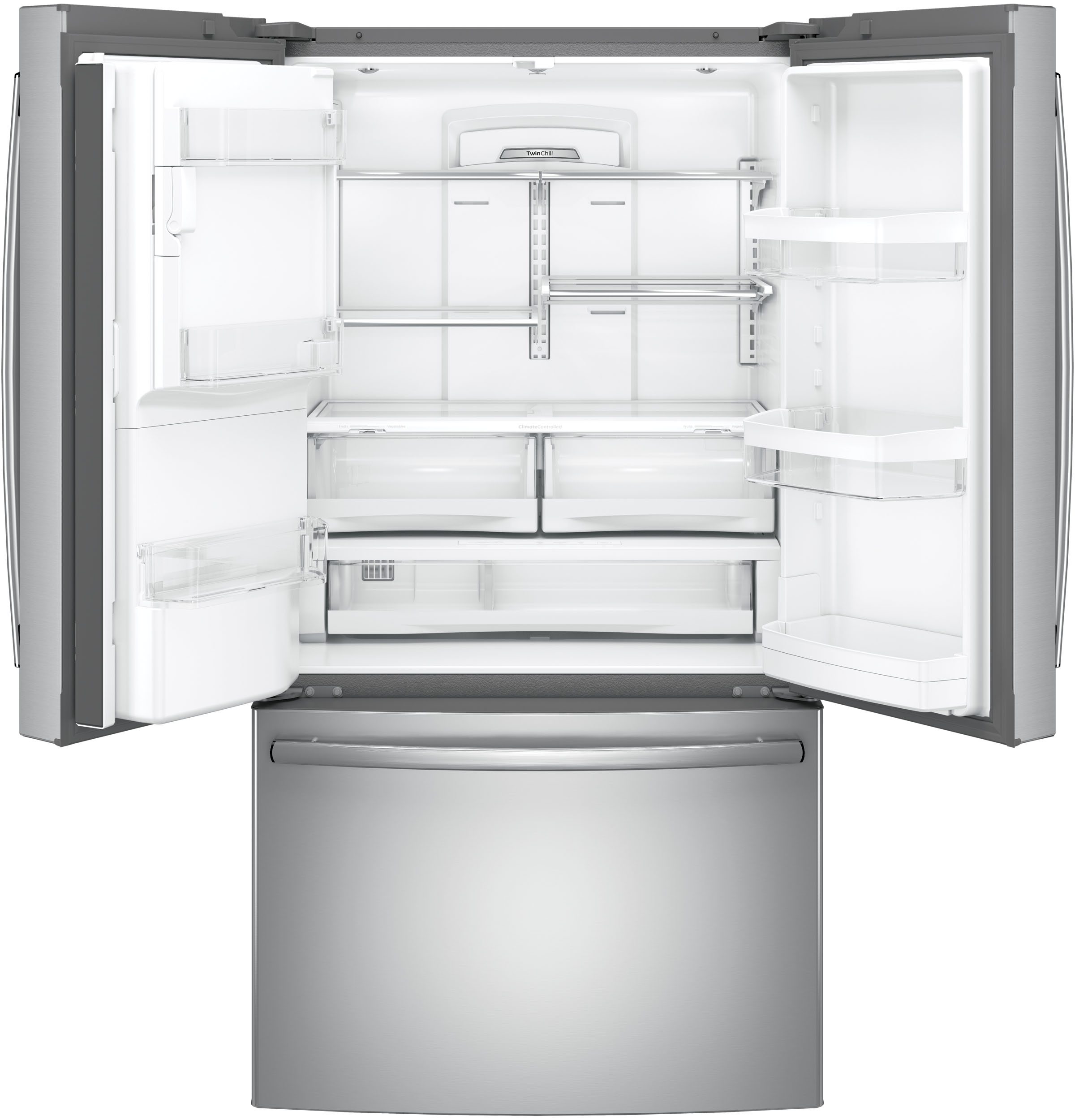 27.7 Cu. Ft. French-Door Refrigerator GFE28HSKSS, product image 3 of 11