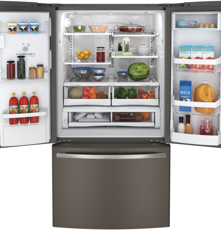 27.7 Cu. Ft. French-Door Refrigerator GFE29HMEES, product image 2 of 5