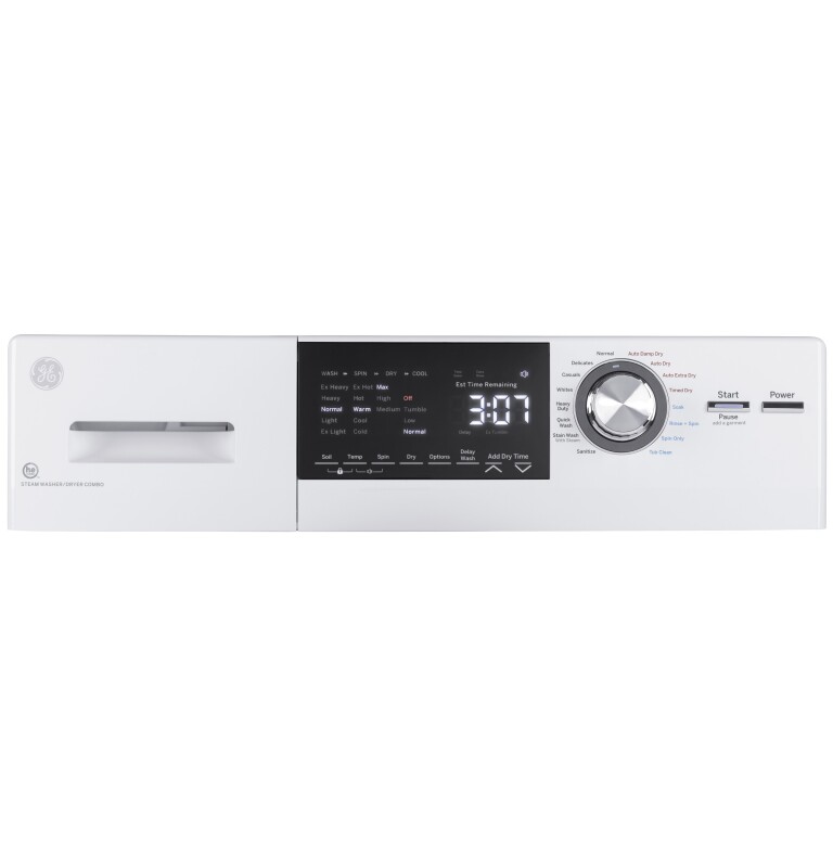 24" 2.4 cu. ft.Capacity Front Load Washer/Condenser Dryer Combo view 10