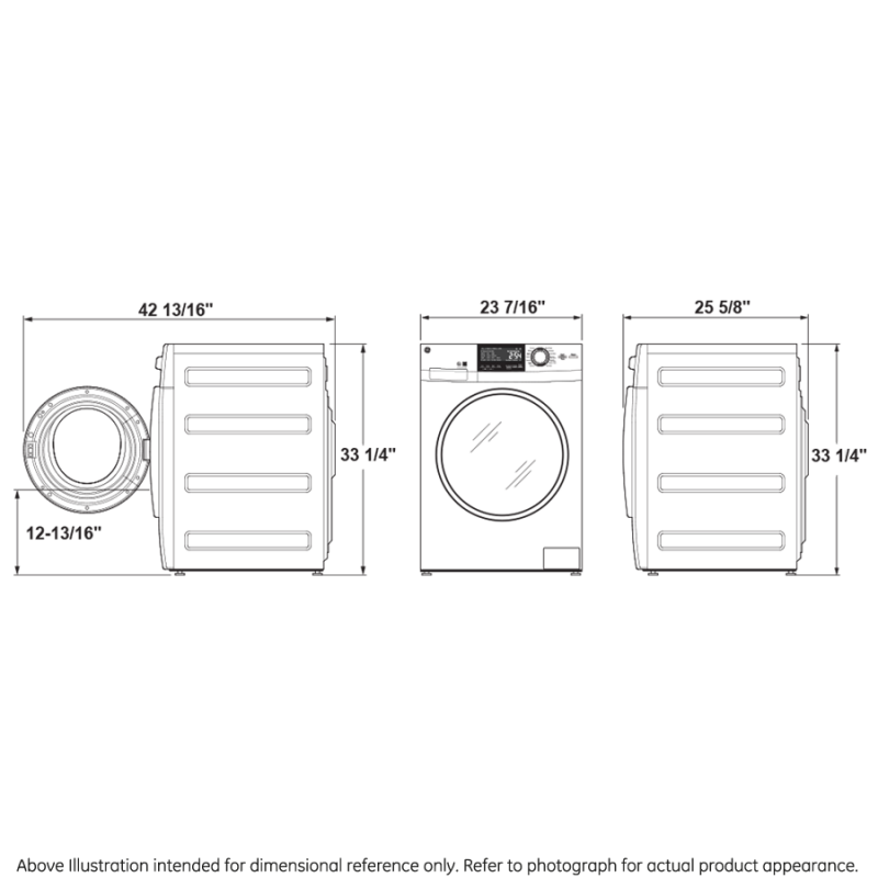 24" 2.4 cu. ft.Capacity Front Load Washer/Condenser Dryer Combo view 4
