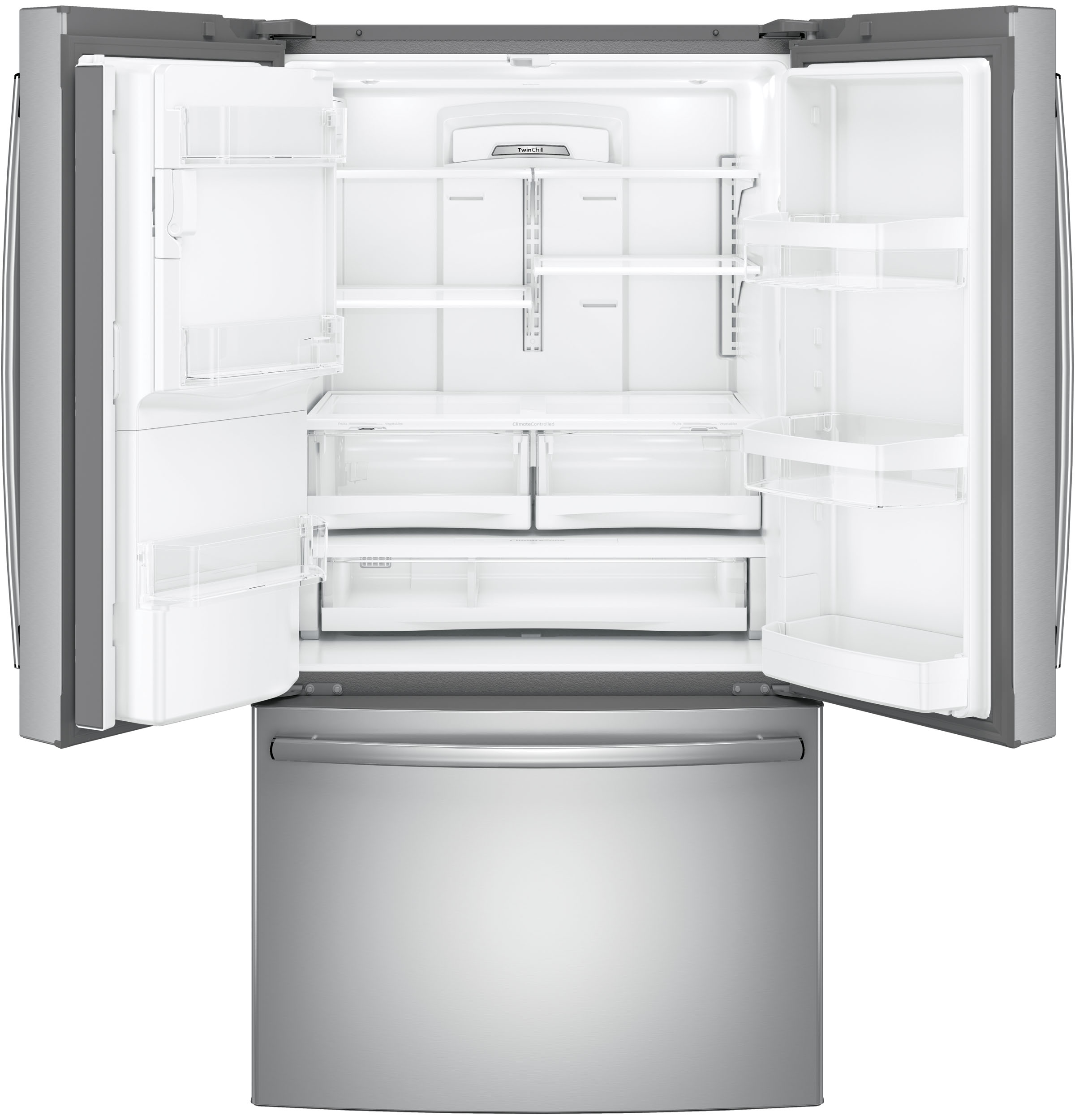 25.8 Cu. Ft. French-Door Refrigerator GFS26GSNSS, product image 3 of 10