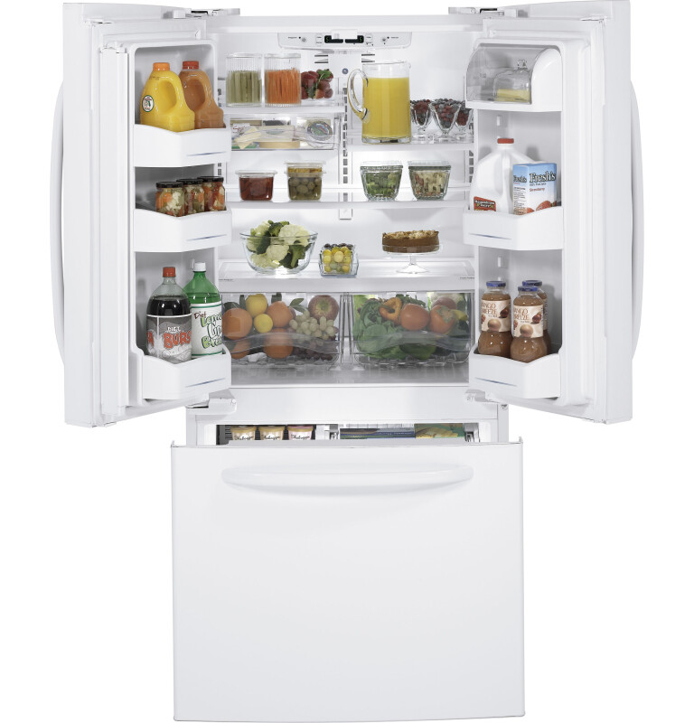 22.0 Cu. Ft. French-Door Refrigerator GFSF2HCYWW, product image 2 of 13