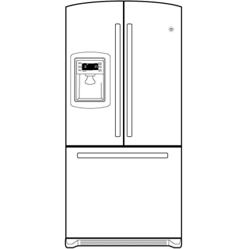 25.9 Cu. Ft. French-Door Refrigerator with Icemaker GFSF6KKXBB