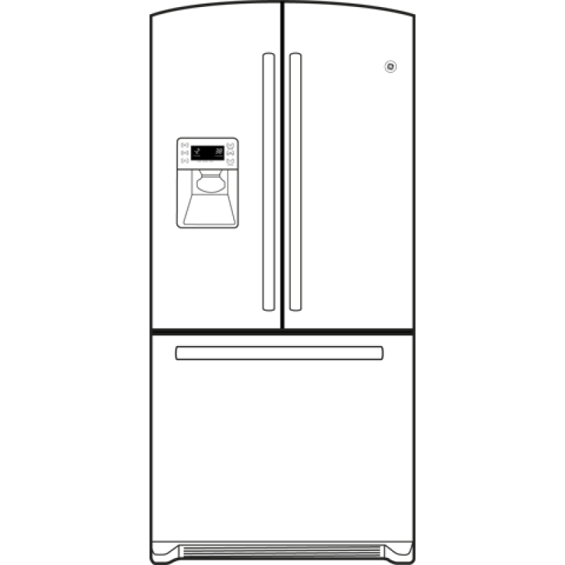 25.9 Cu. Ft. French-Door Refrigerator with Icemaker GFSF6KKYWW