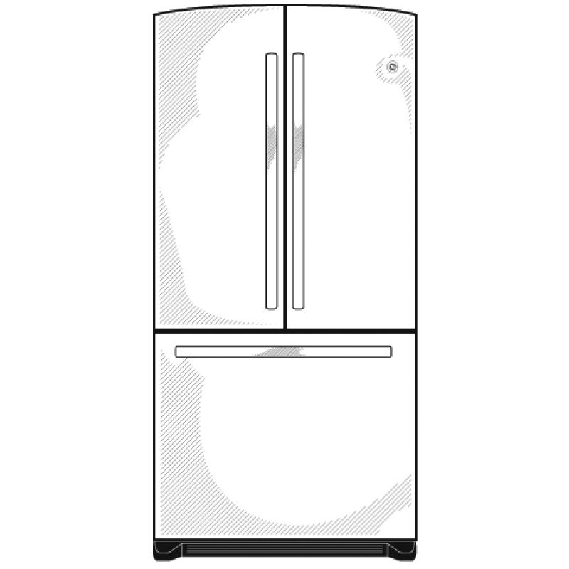 25.9 Cu. Ft. French-Door Refrigerator with Icemaker GFSL6KEXLS