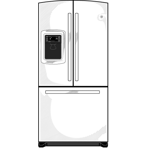 25.9 Cu. Ft. French-Door Refrigerator with Icemaker GFSS6KKXSS