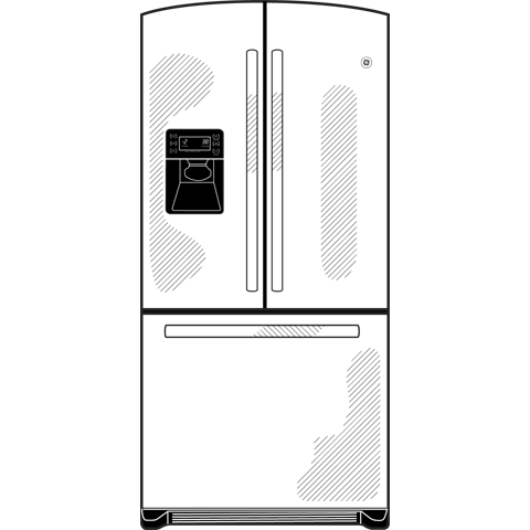 25.9 Cu. Ft. French-Door Refrigerator with Icemaker GFSS6PKBSS