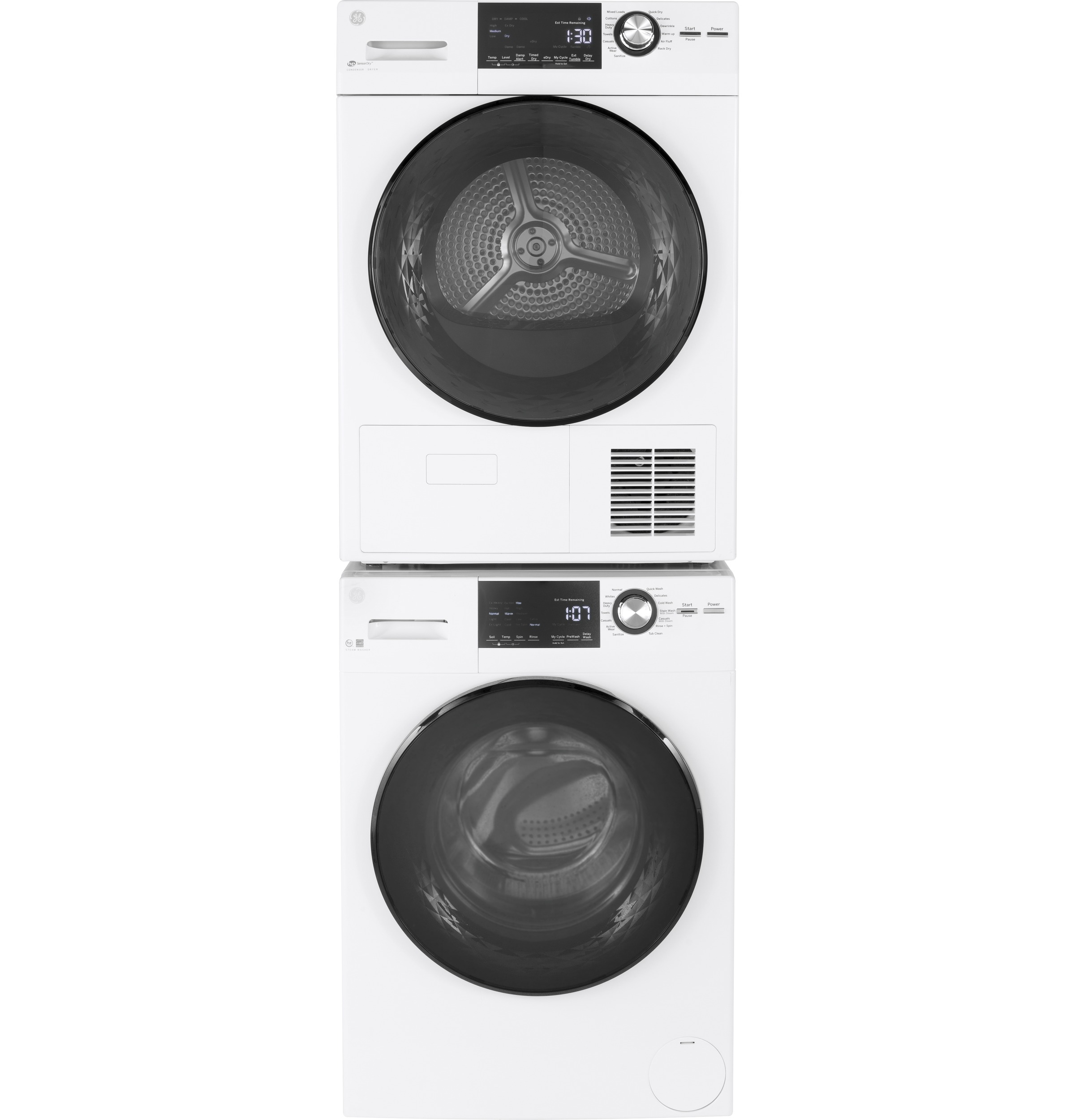24" 4.1 Cu.Ft. Front Load Ventless Condenser Electric Dryer with Stainless Steel Basket view 14