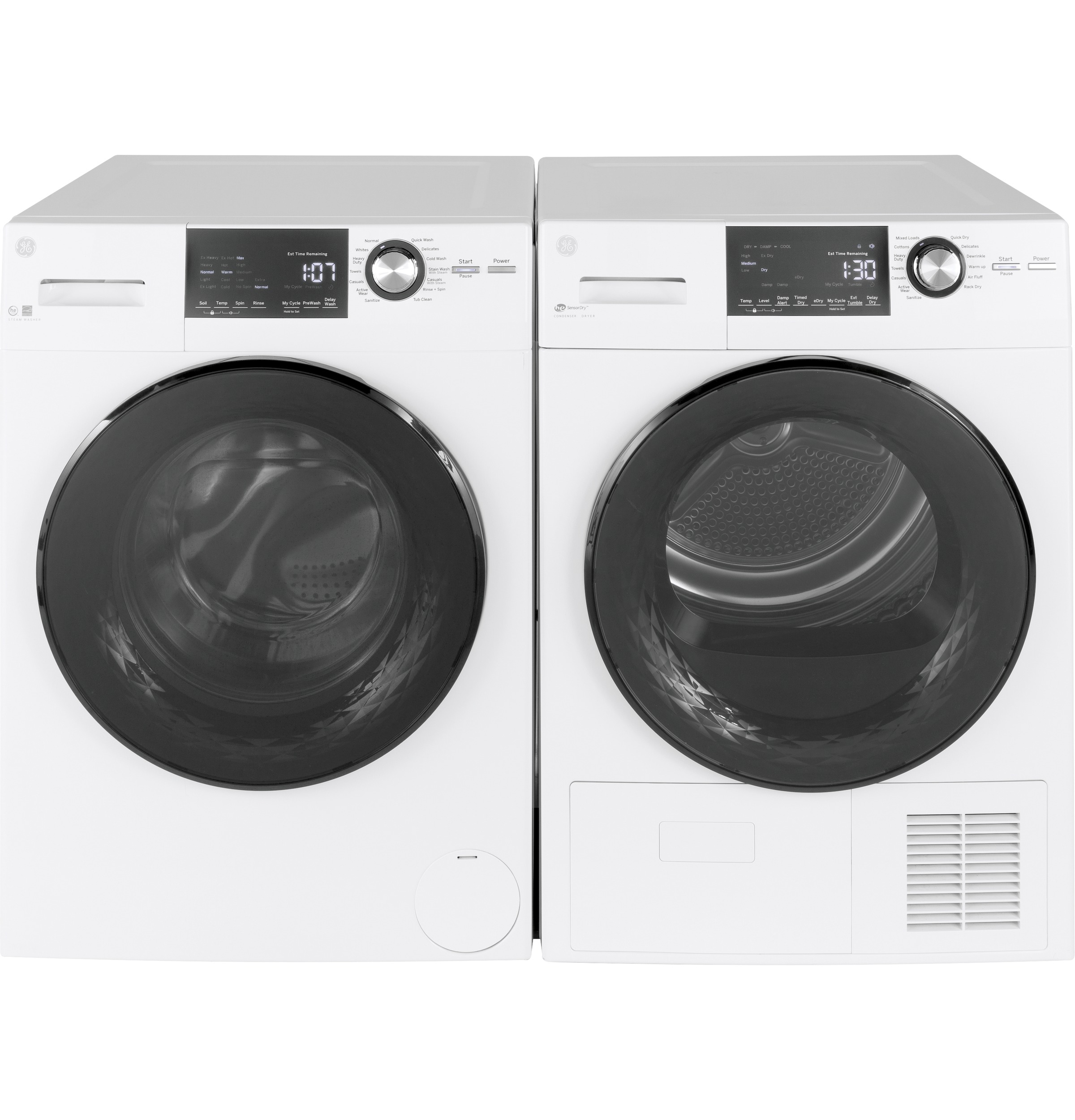 24" 4.1 Cu.Ft. Front Load Ventless Condenser Electric Dryer with Stainless Steel Basket view 13