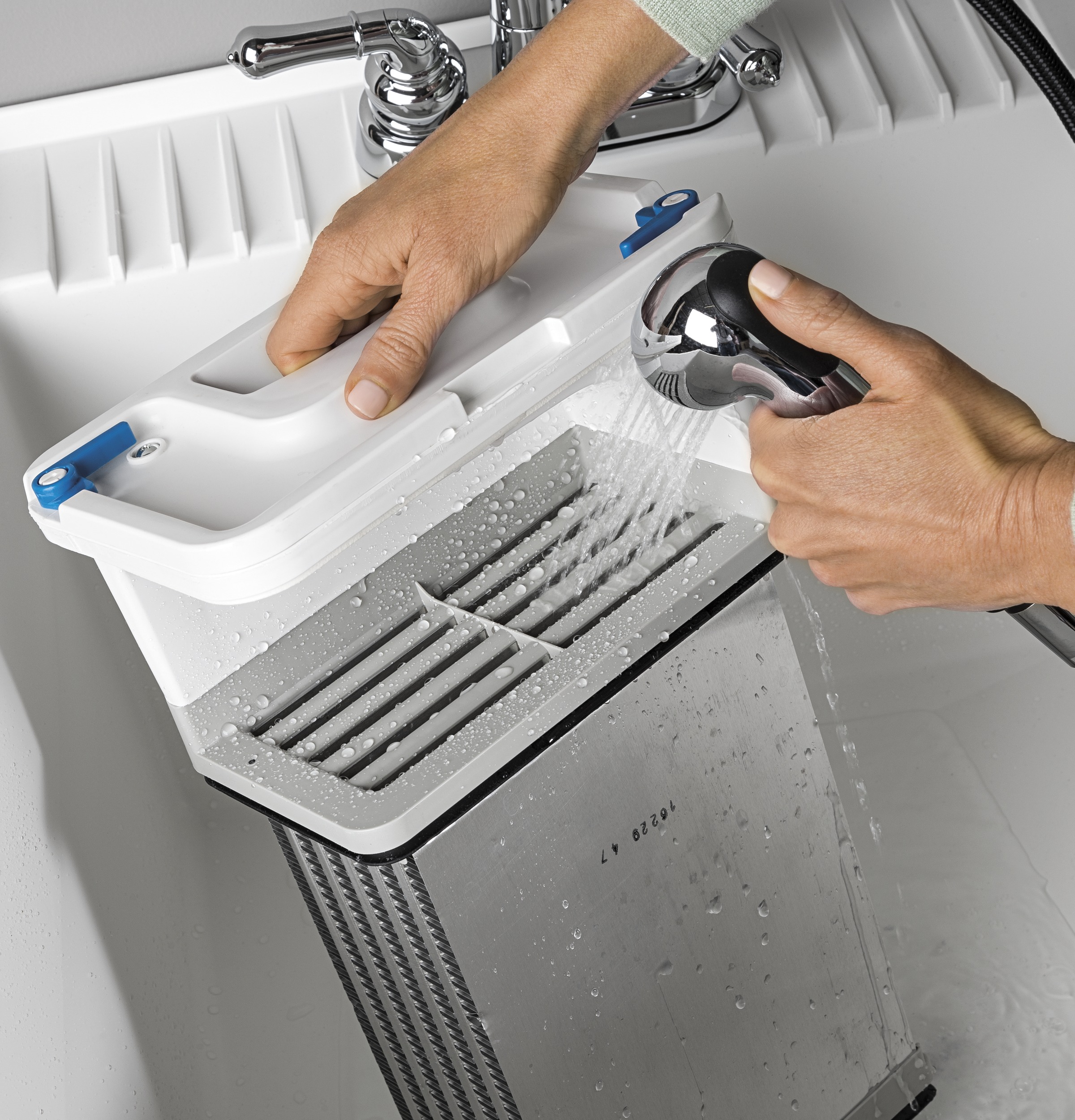24" 4.1 Cu.Ft. Front Load Ventless Condenser Electric Dryer with Stainless Steel Basket view 7