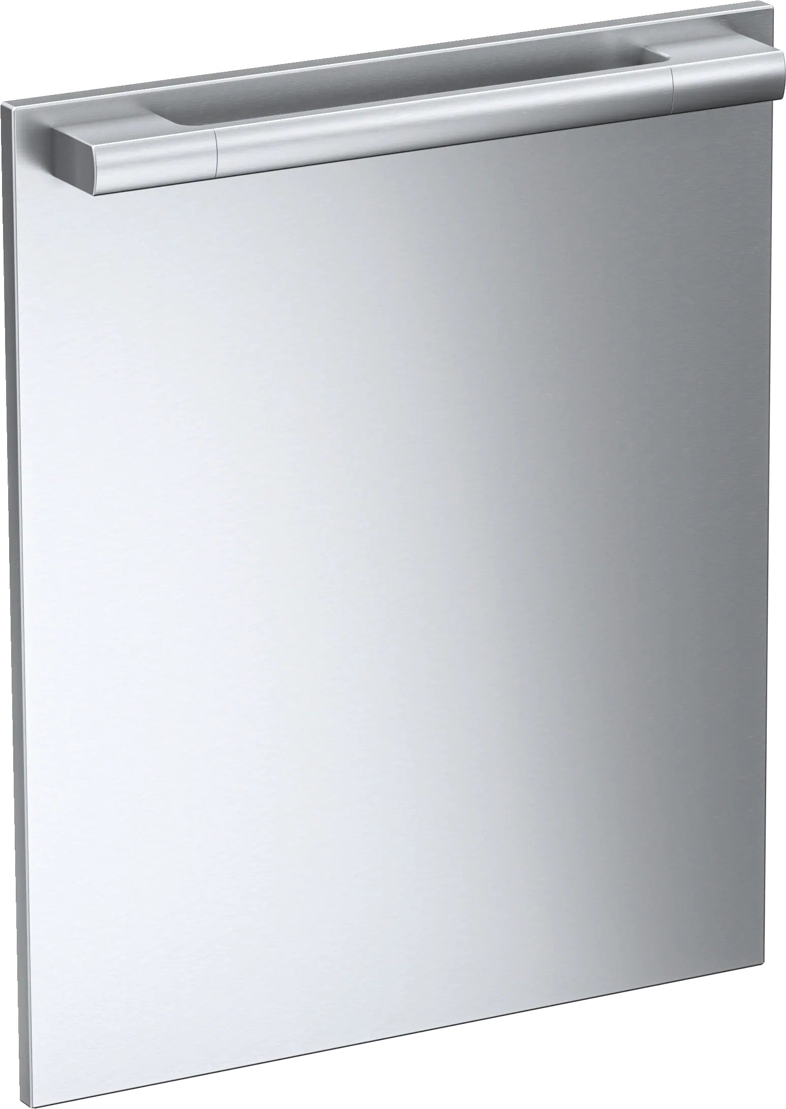Int. front panel: W x H, 24 x 28 in in Clean Touch Steel finish with handle for fully integrated dishwashers. GFVI71172