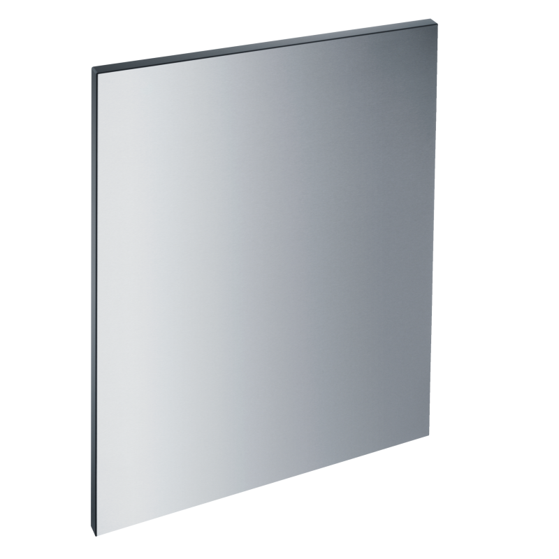 Int. front panel: W x H, 24 x 30 in Clean Touch Steel™ w/o handle & bore holes for fully integrated dishwashers GFVI603771