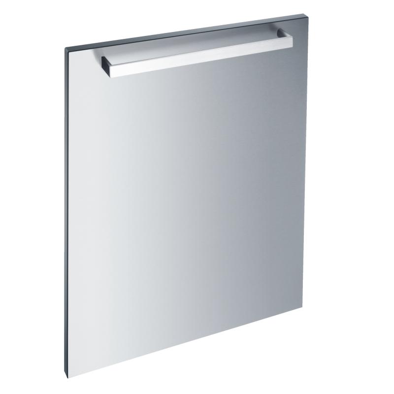 Int. front panel: W x H, 24 x 30 in Clean Touch Steel™ with handle in Classic Design for integrated dishwashers. GFVI609771