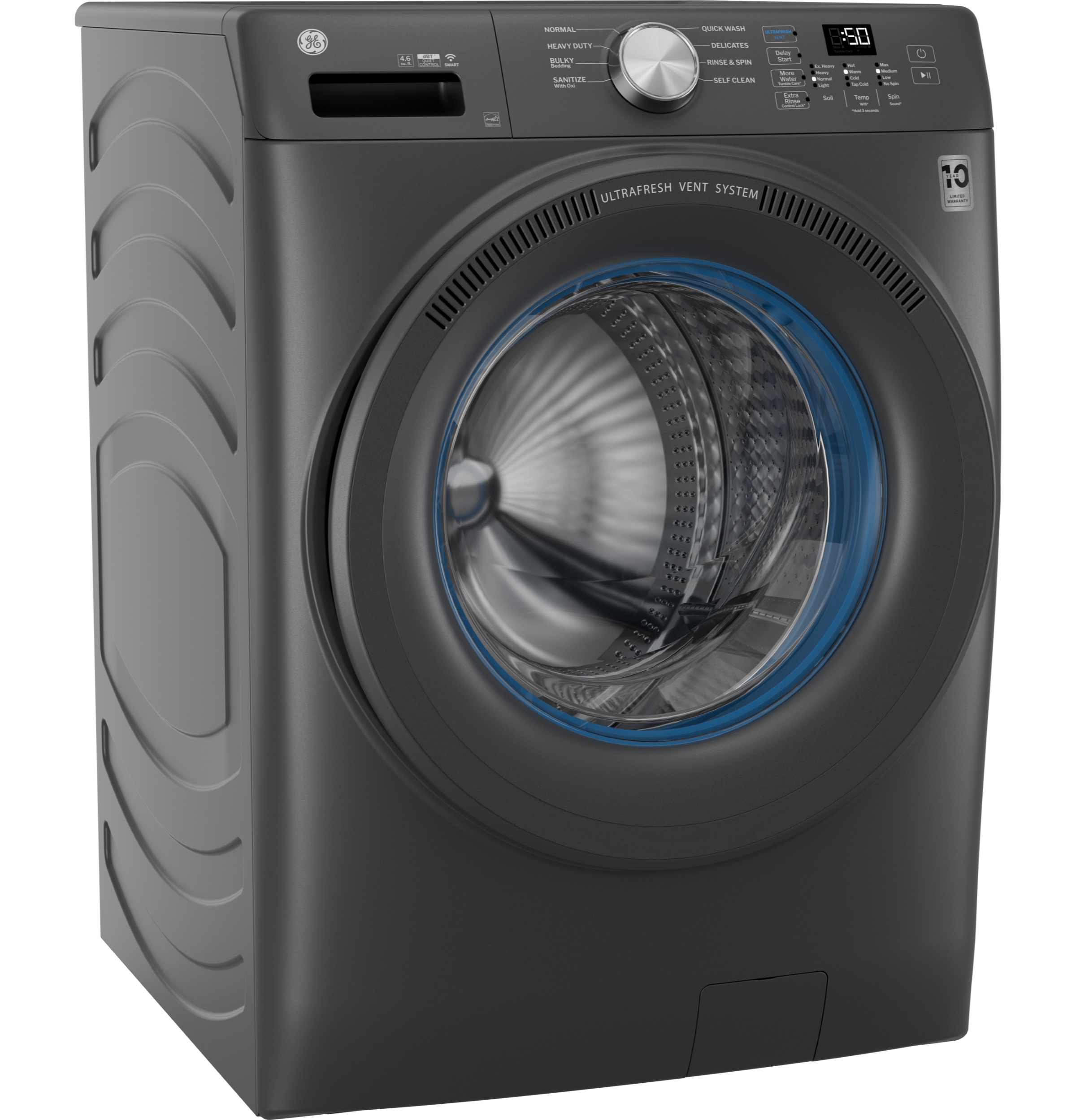 4.6 cu. ft. Capacity Smart Front Load Washer with UltraFresh Vent System with OdorBlock view 18