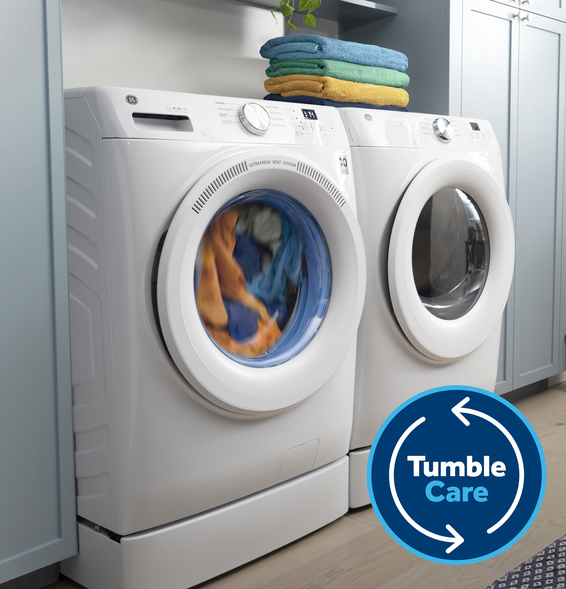4.6 cu. ft. Capacity Smart Front Load Washer with UltraFresh Vent System with OdorBlock view 8