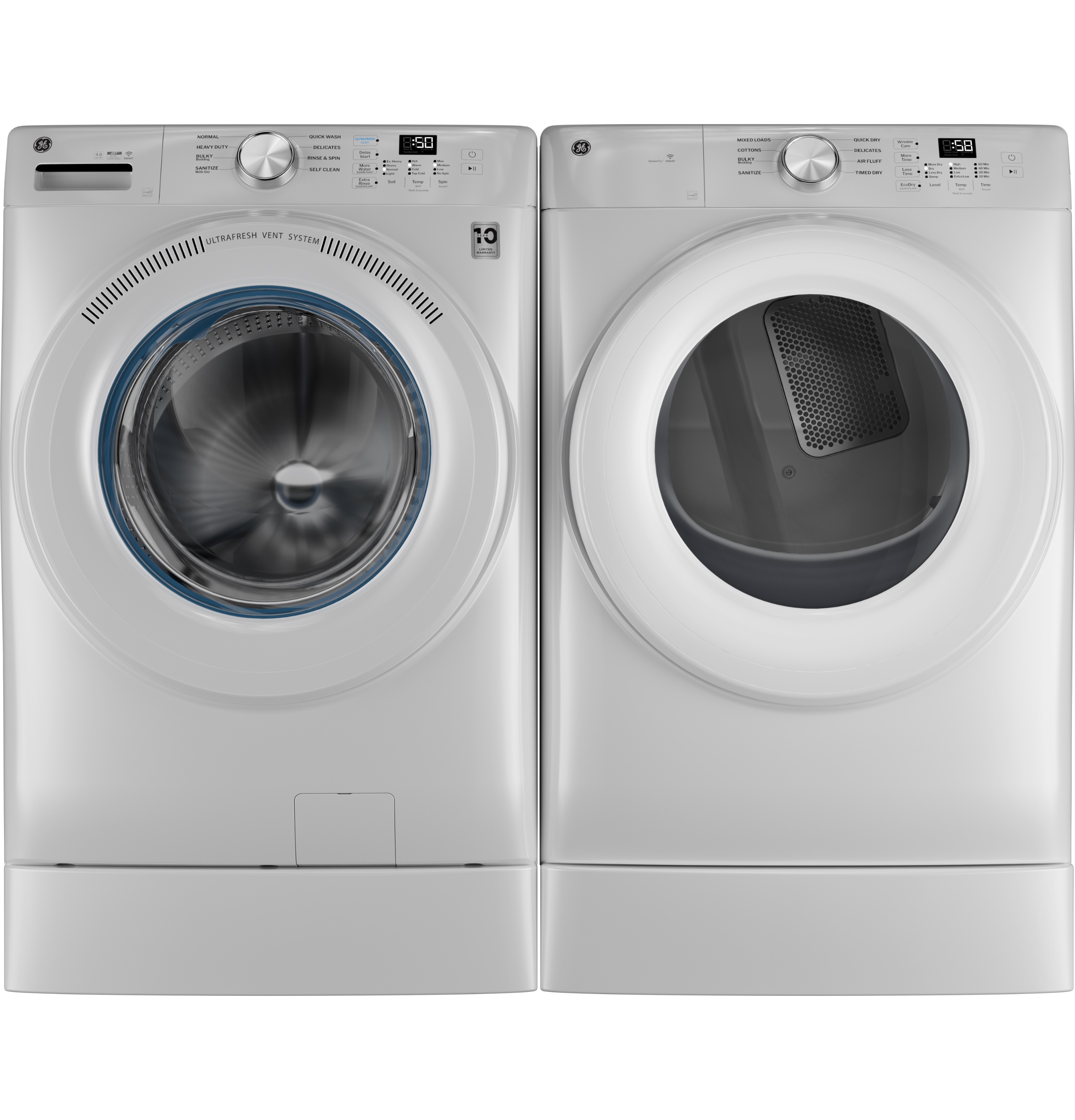 4.6 cu. ft. Capacity Smart Front Load Washer with UltraFresh Vent System with OdorBlock view 34