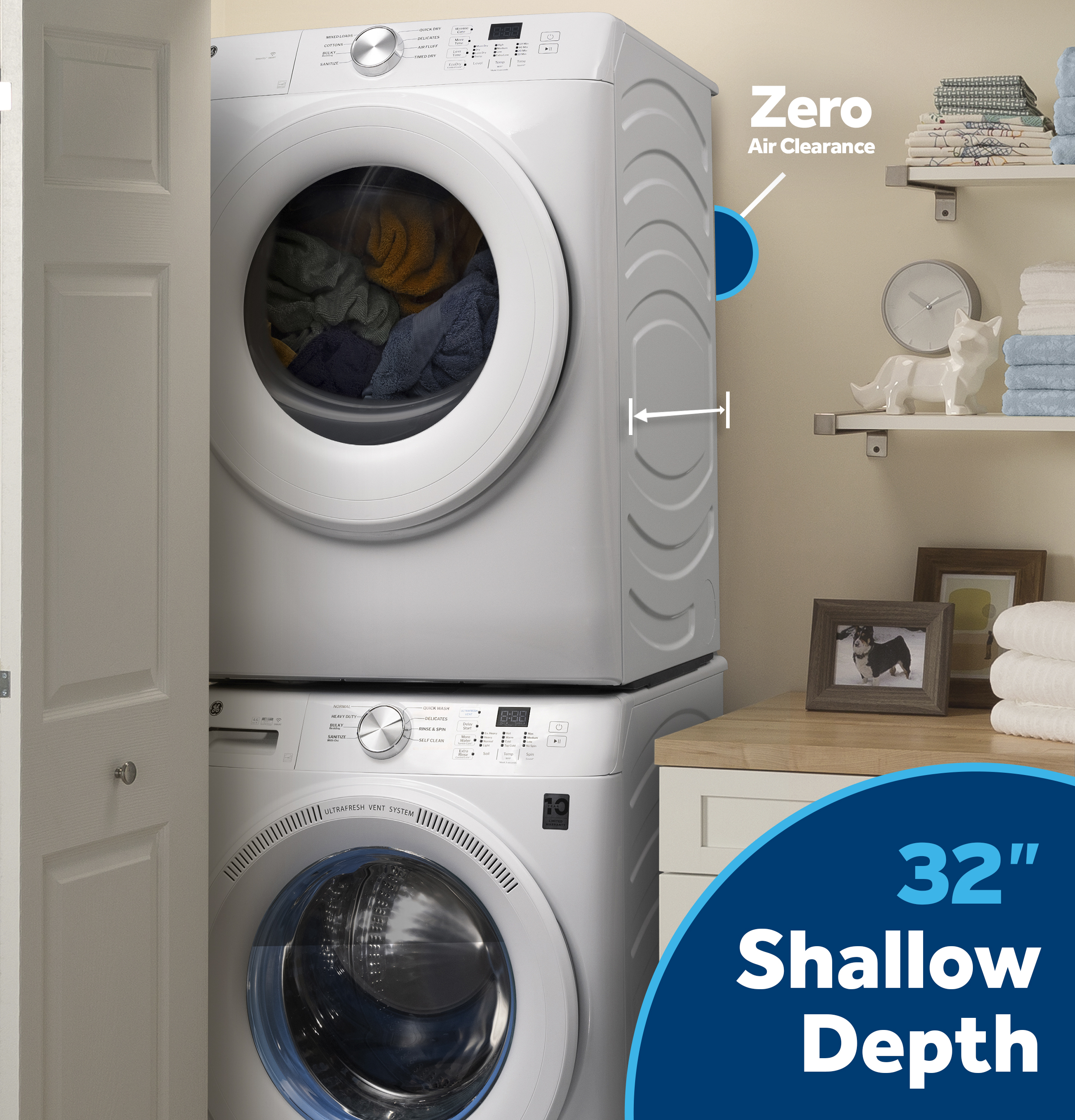 4.6 cu. ft. Capacity Smart Front Load Washer with UltraFresh Vent System with OdorBlock view 43
