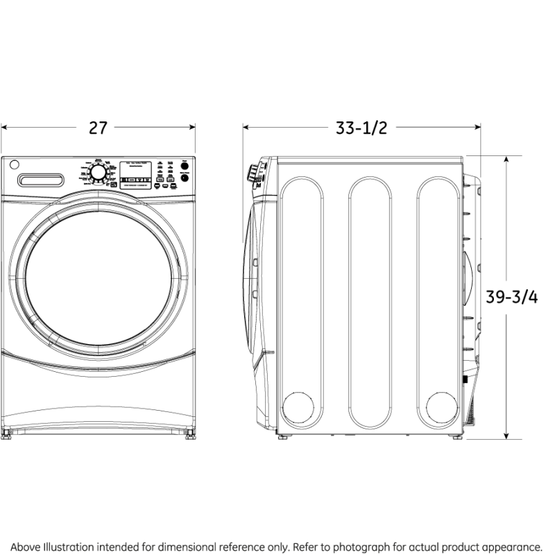 4.5 cu. ft. Capacity Front Load Washer with Steam GFW450SSMWW
