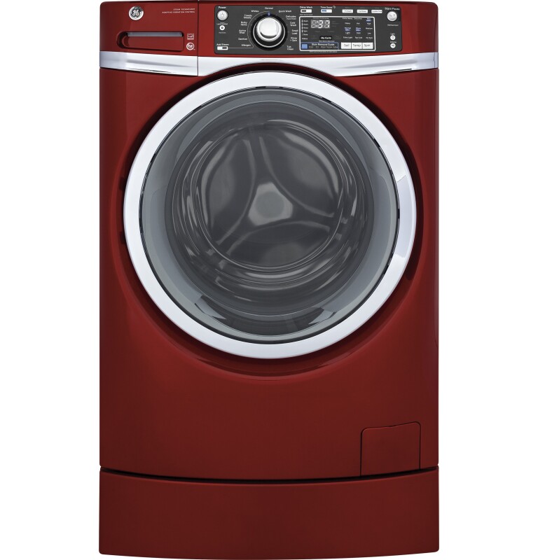 4.9 DOE cu. ft. Capacity RightHeight Front Load Washer with Steam GFW490RPKRR