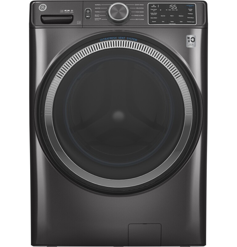 4.8 cu. ft. Capacity Smart Front Load Washer with UltraFresh Vent System with OdorBlock and Sanitize w/Oxi GFW550SPNDG