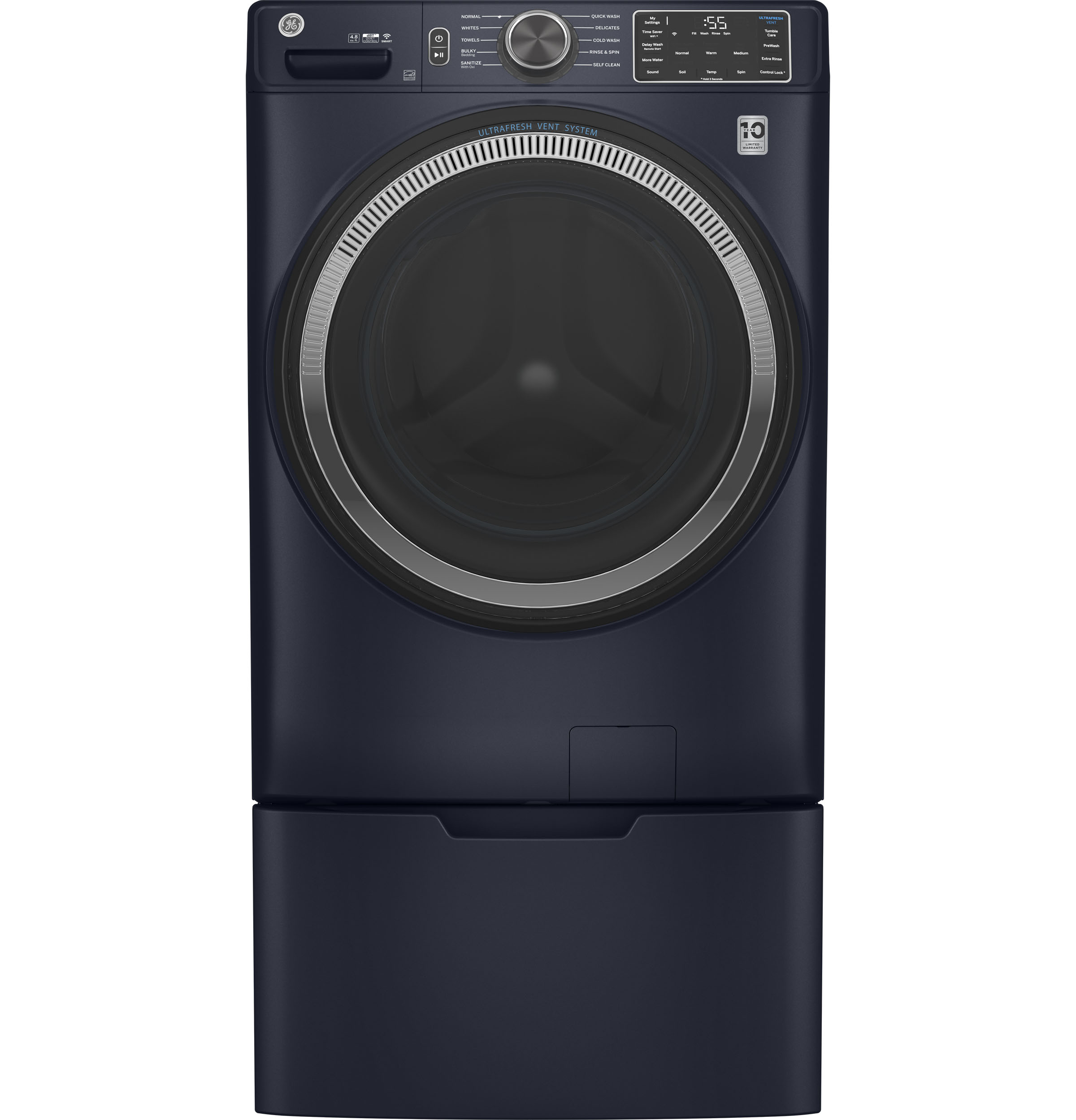 4.8 cu. ft. Capacity Smart Front Load Washer with UltraFresh Vent System with OdorBlock and Sanitize w/Oxi view 10
