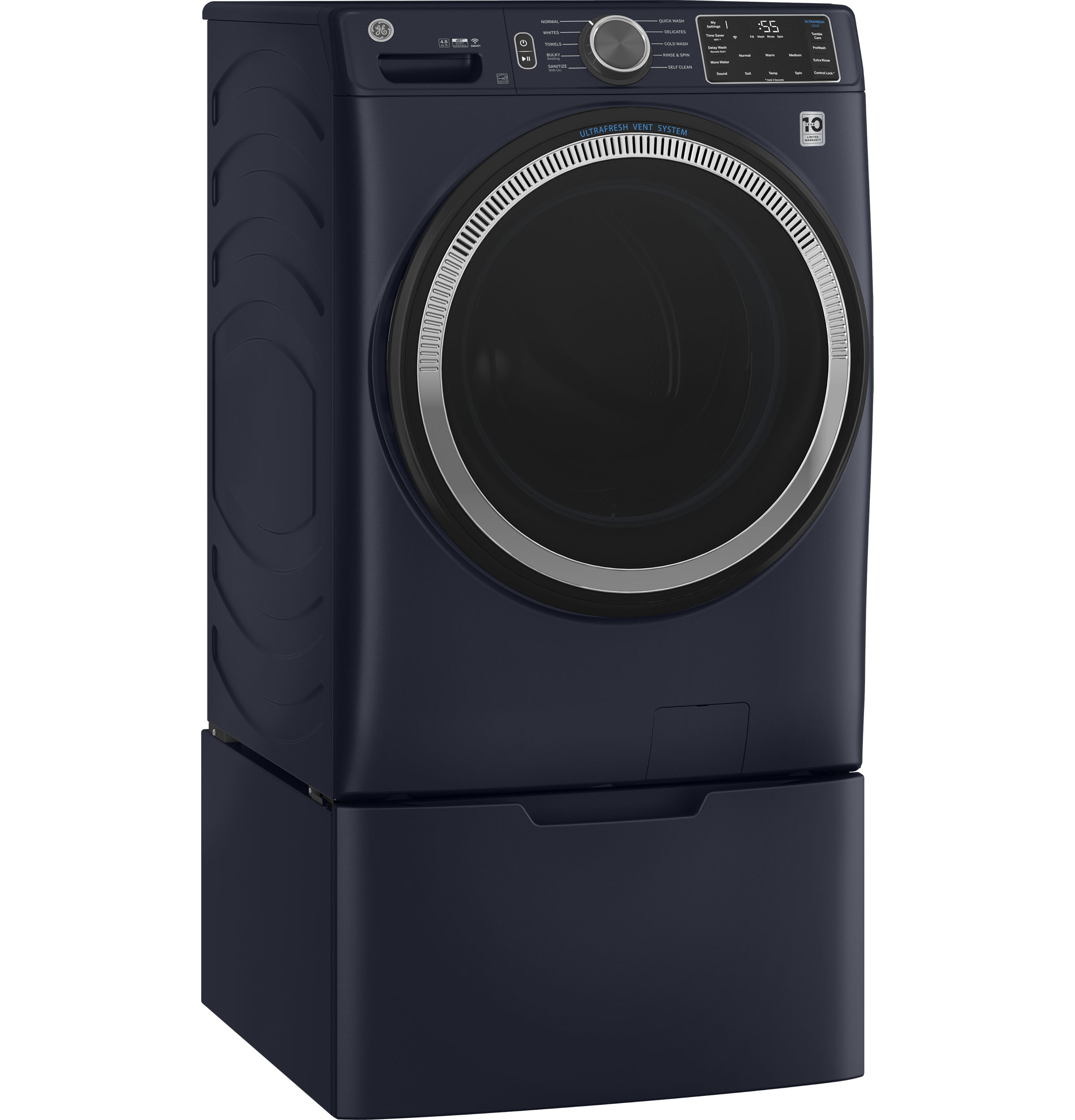 4.8 cu. ft. Capacity Smart Front Load Washer with UltraFresh Vent System with OdorBlock and Sanitize w/Oxi view 14