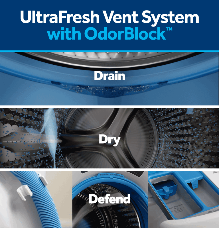 4.8 cu. ft. Capacity Smart Front Load Washer with UltraFresh Vent System with OdorBlock and Sanitize w/Oxi view 9